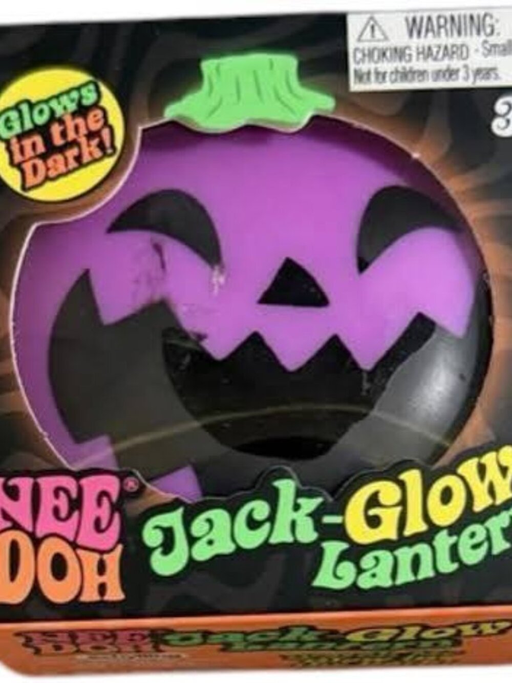 NeeDoh Jack-Glow-Lantern - Purple